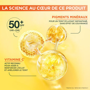 Garnier SkinActive Vitamine C Anti-UV Quotidien Glow SPF50+ 40mL