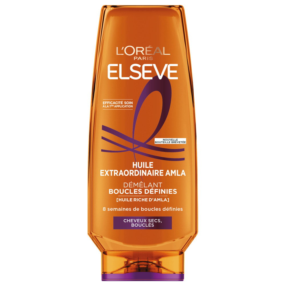 Lot de 12 - L'Oréal Paris Elseve Huile Extraordinaire Amla Après-Shampooing Démêlant Boucles Définies 200ml