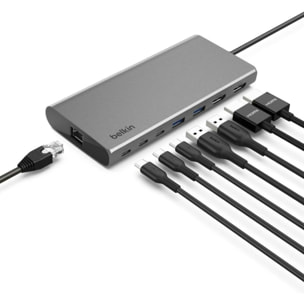 Station d'accueil BELKIN USB-C 8 en 1 universelle Hub Core