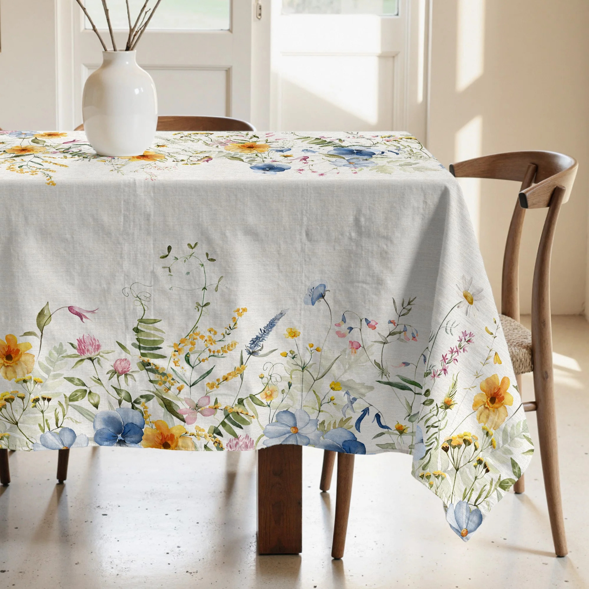 Nappe anti-taches 100 % coton Spring Vibes