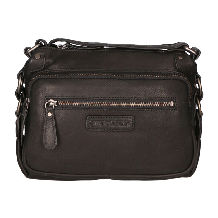 Borsa a tracolla  da uomo In Vera pelle Made in Italy 26x19x10 cm