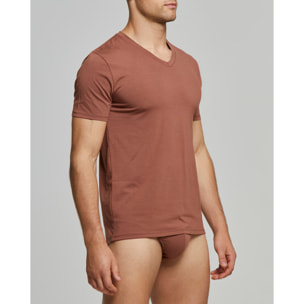 T-Shirt scollo V no stress cotone modal