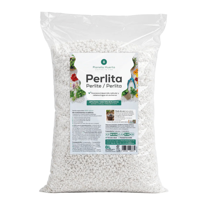 Perlita Planeta Huerto 8 Litros