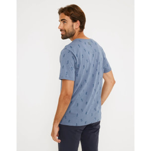 Camiseta Manga Corta Azul Marino - Hoop