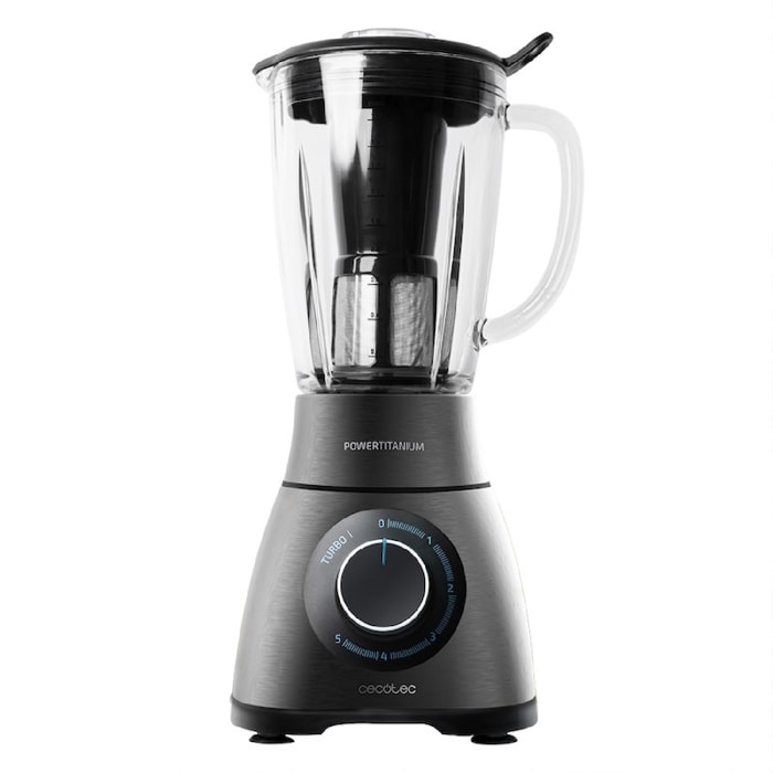 Cecotec Mixeur-blender Power Black Titanium 1000. 1000 W, Lame de 6 feuilles rev