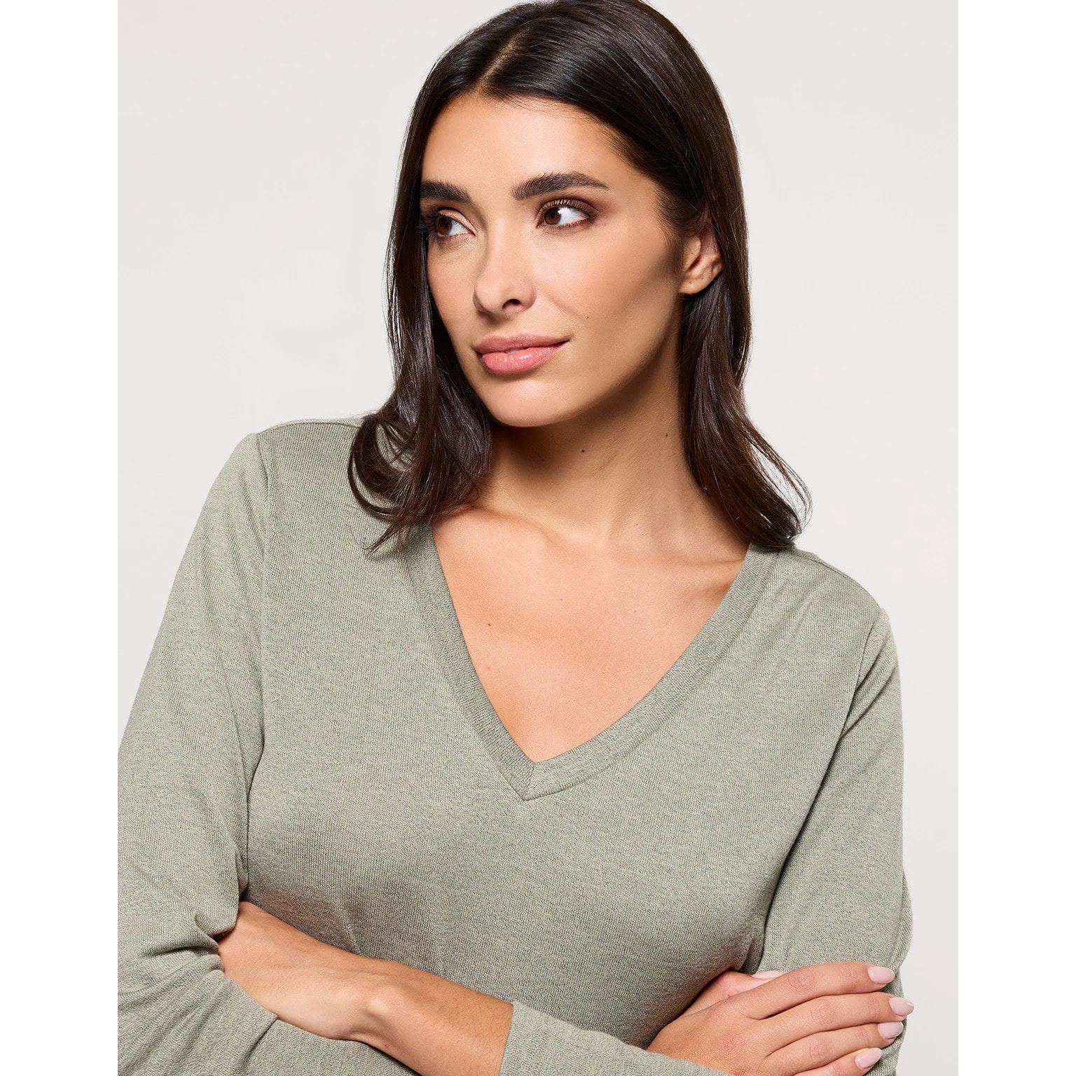 Camiseta Manga Larga Caqui - Imarama