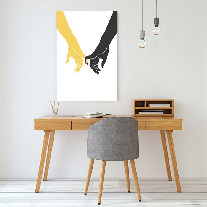 Tableau le petit doigt Toile imprimée