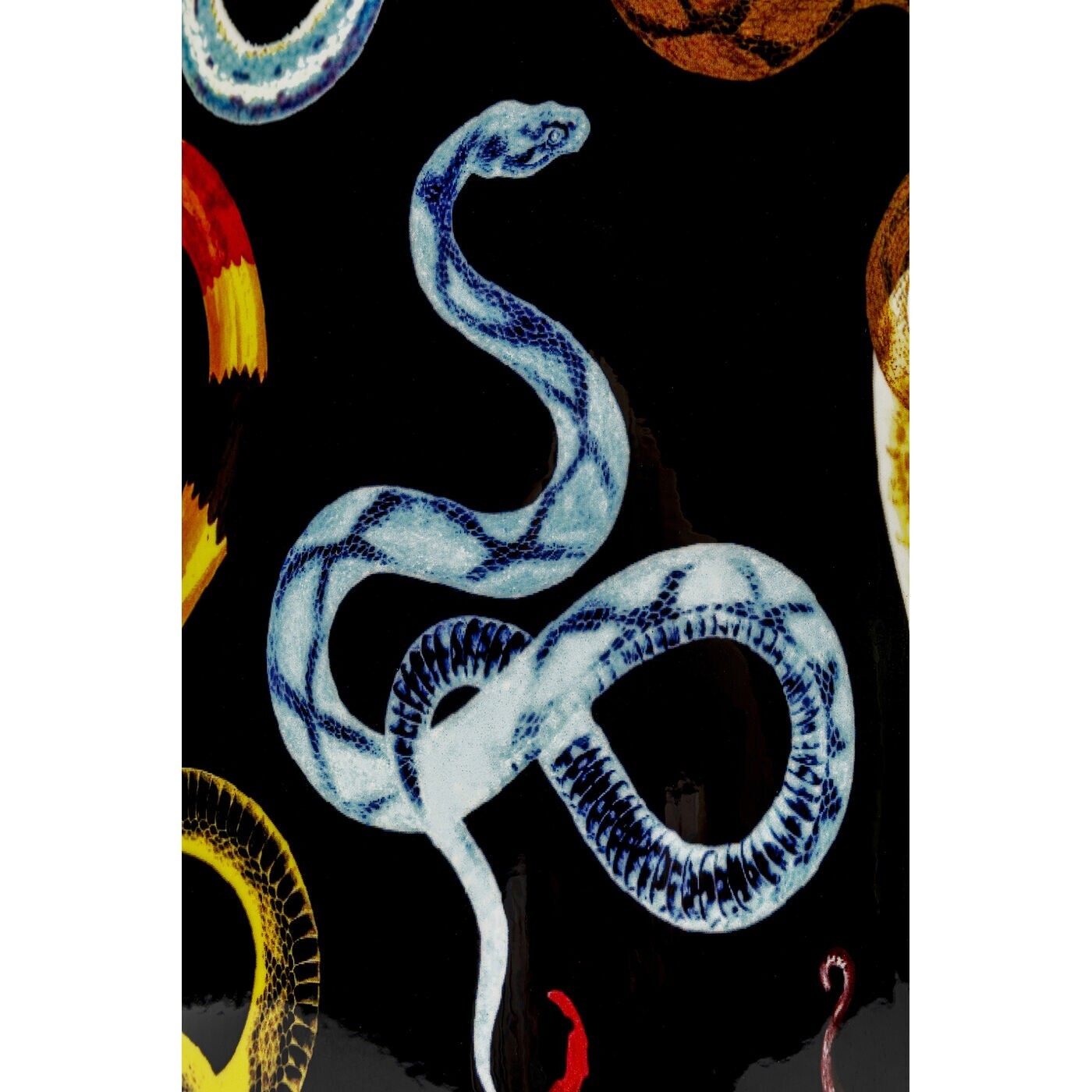 Vase noir serpents 40cm Kare Design