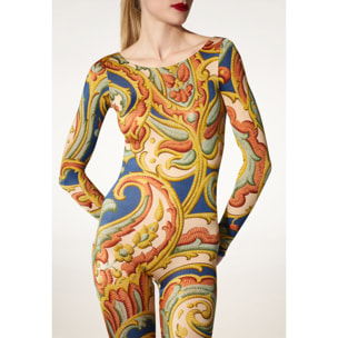 PAISLEY BAROQUE CATSUIT