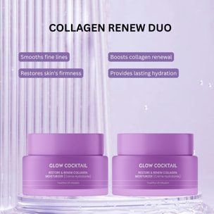 Dúo de cremas renovadoras de colágeno
