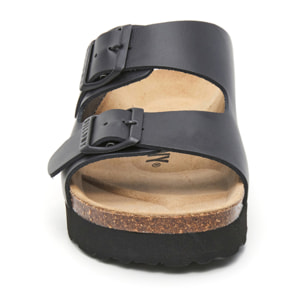 SANDALO CON ZEPPA BILLOWY NERO