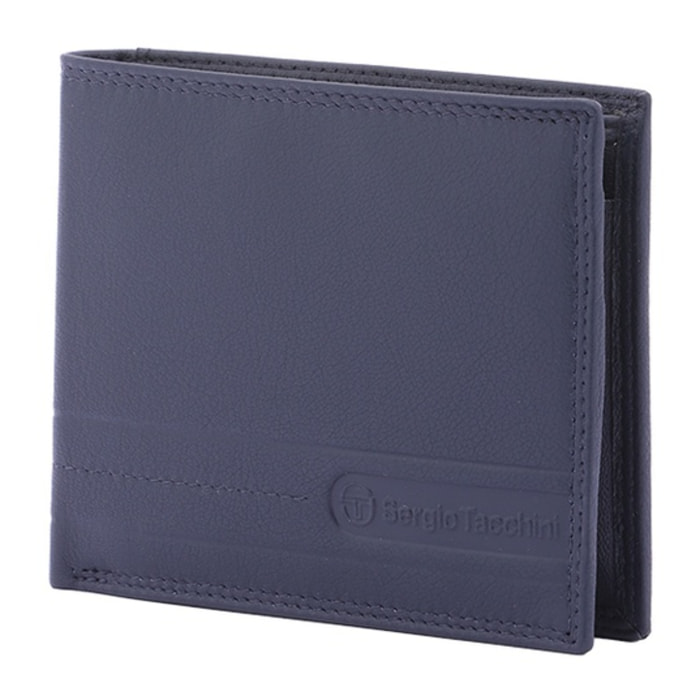 Portafoglio uomo in vera pelle - Modello False - Artigianale - 10.0 x 12.5 x 2.0 cm