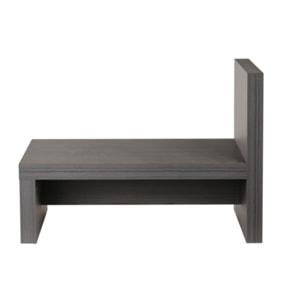 Table de chevet rectangulaire en décor chêne - BROOKLYN