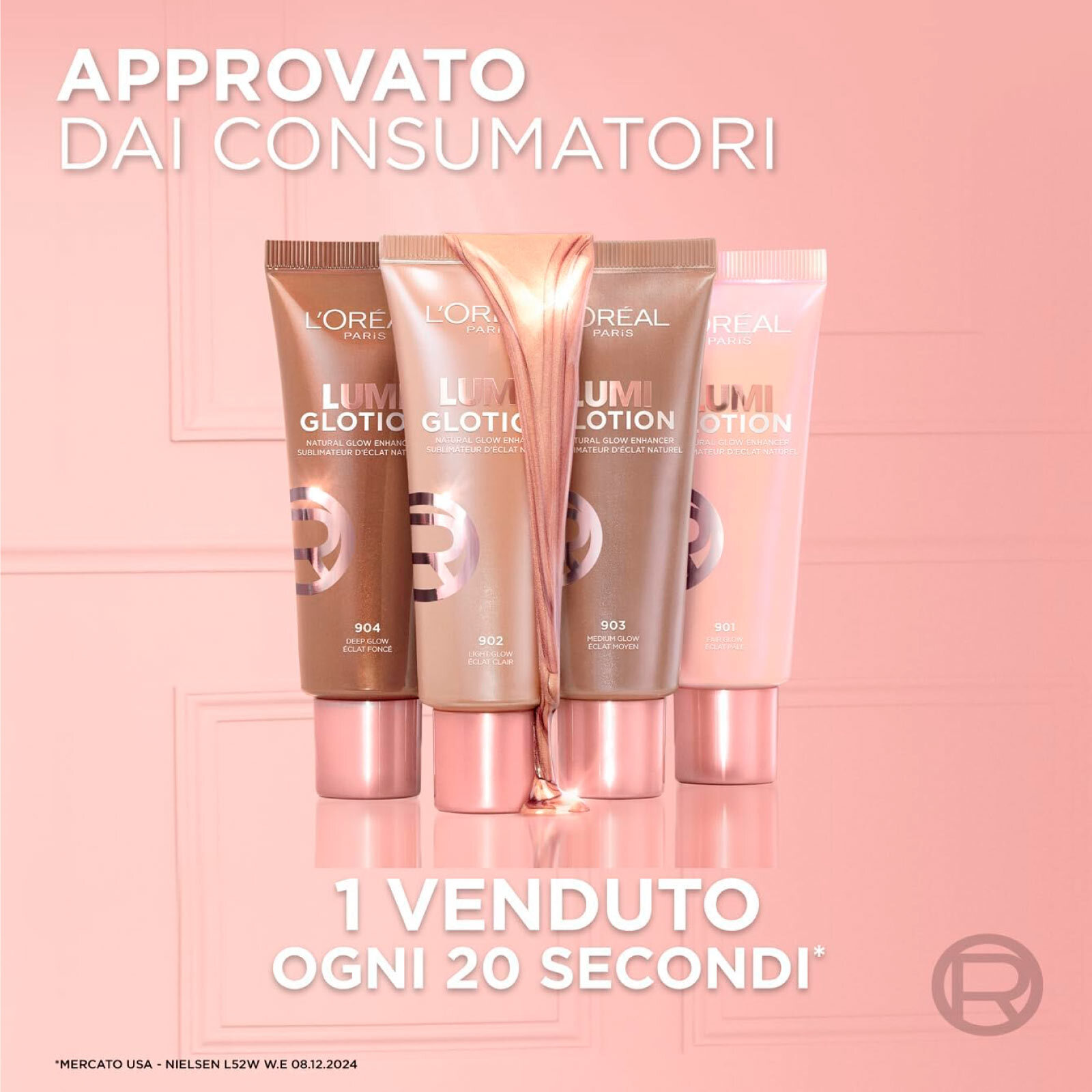 Illuminante Liquido Viso e Corpo Lumi Glotion 903 Medium Glow Idrata Illumina la Pelle - Flacone 40ml