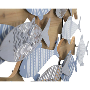 PANNELLO DA MURO FISH SEA CM 91X3X33,5