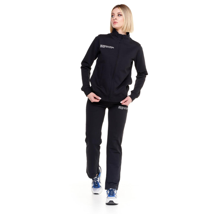 Tuta donna con collo alto e zip linea Only One