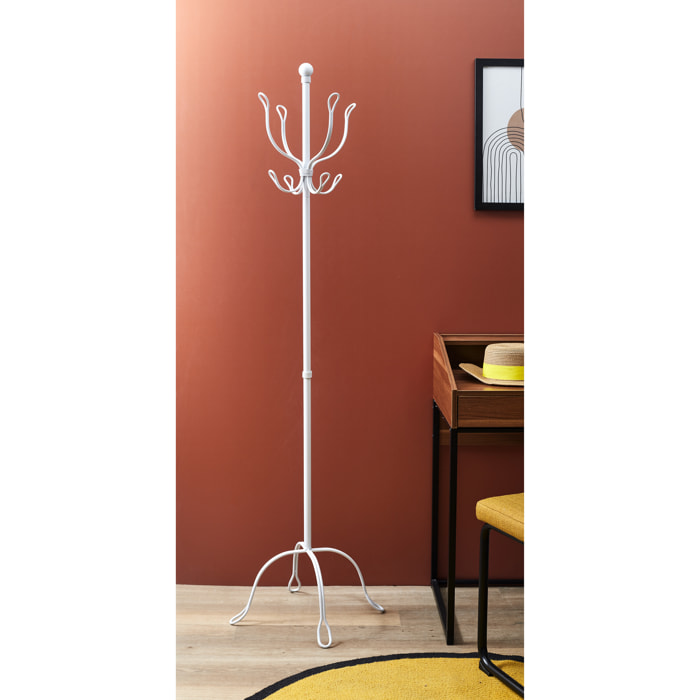 Portemanteau Vintage Metal Blanc