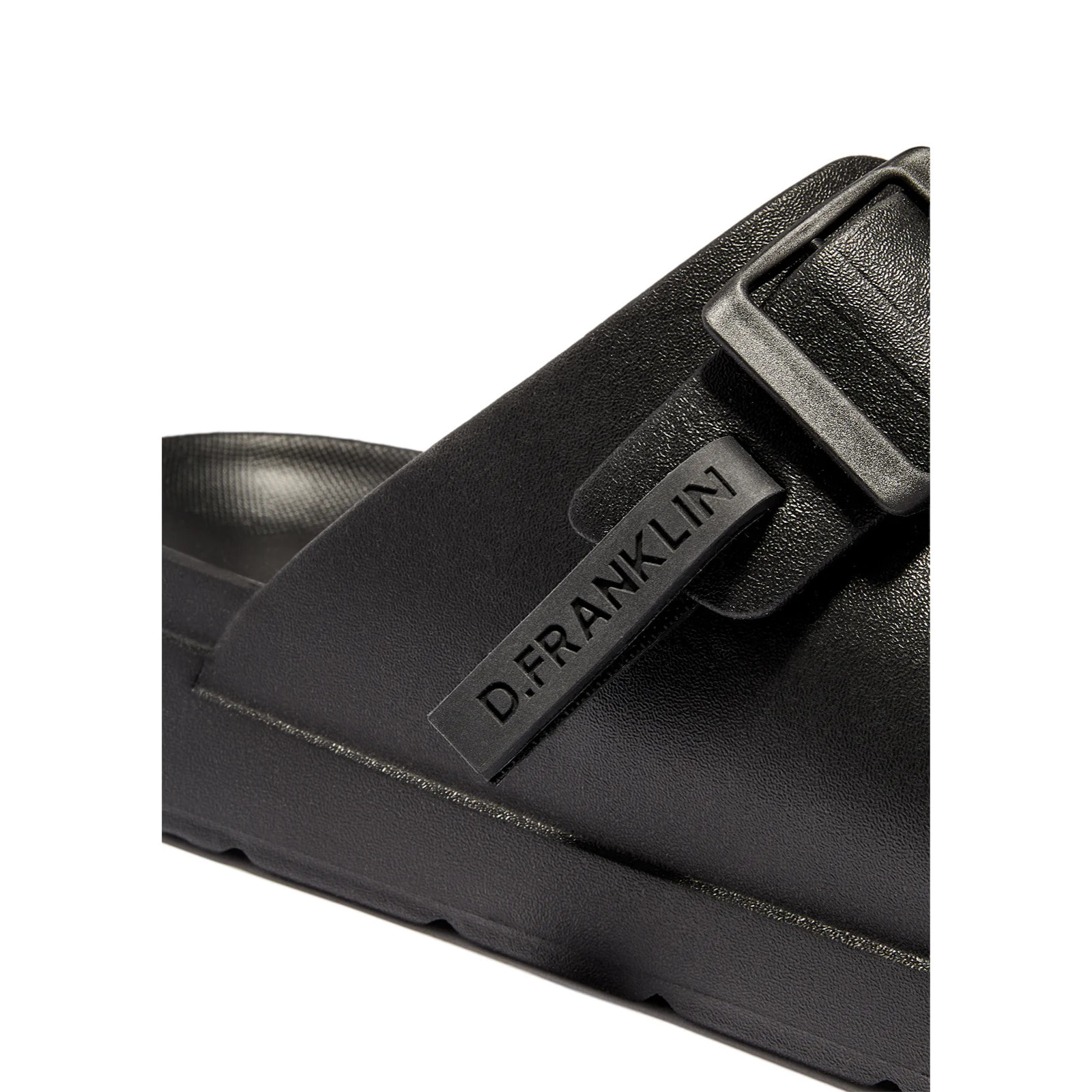 Sandalias Abiertas Unisex Hebilla Ajustable Vibe Total Negro