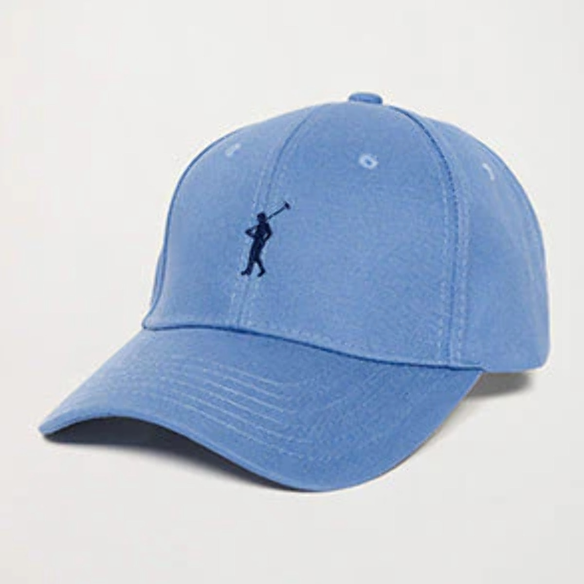 Cappellino blu chiaro con logo ricamato Rigby Go