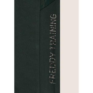 Leggings 7/8 con stampa geometrica laterale