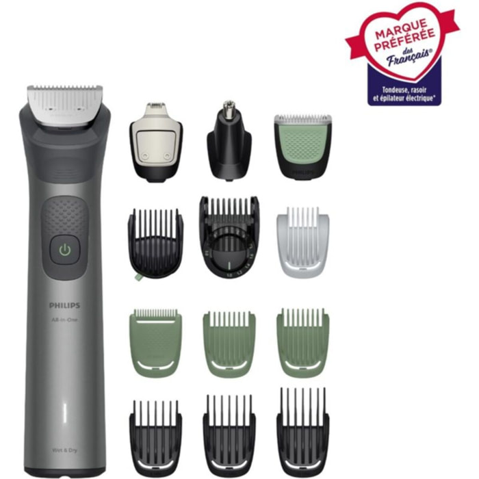 Tondeuse multi usages PHILIPS MG7921/15 Series 7000, 19 hauteurs de coupe, précision 0,2 mm, autonomie 120 mn