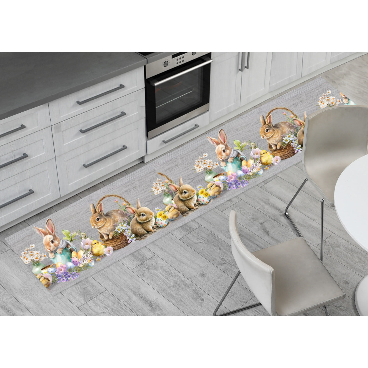 Tappeto Passatoia Cucina Antiscivolo Basket Easter