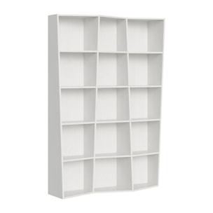 Libreria Trek 3 elementi Bianco Frassino