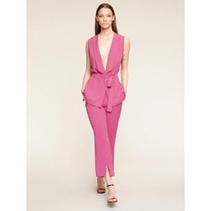 Motivi - Gilet elegante con fusciacca - Rosa