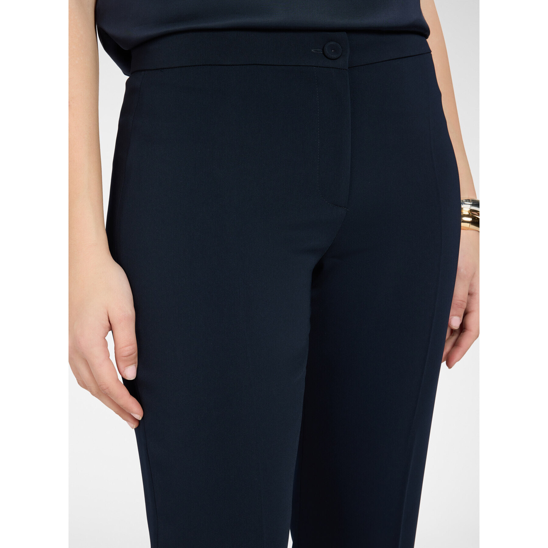 Elena Mirò - Pantaloni in cady - Blu