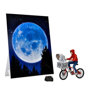 E.t. The Extra-terrestrial Action Figura Elliott & E.t. On Bicycle 13 Cm Neca