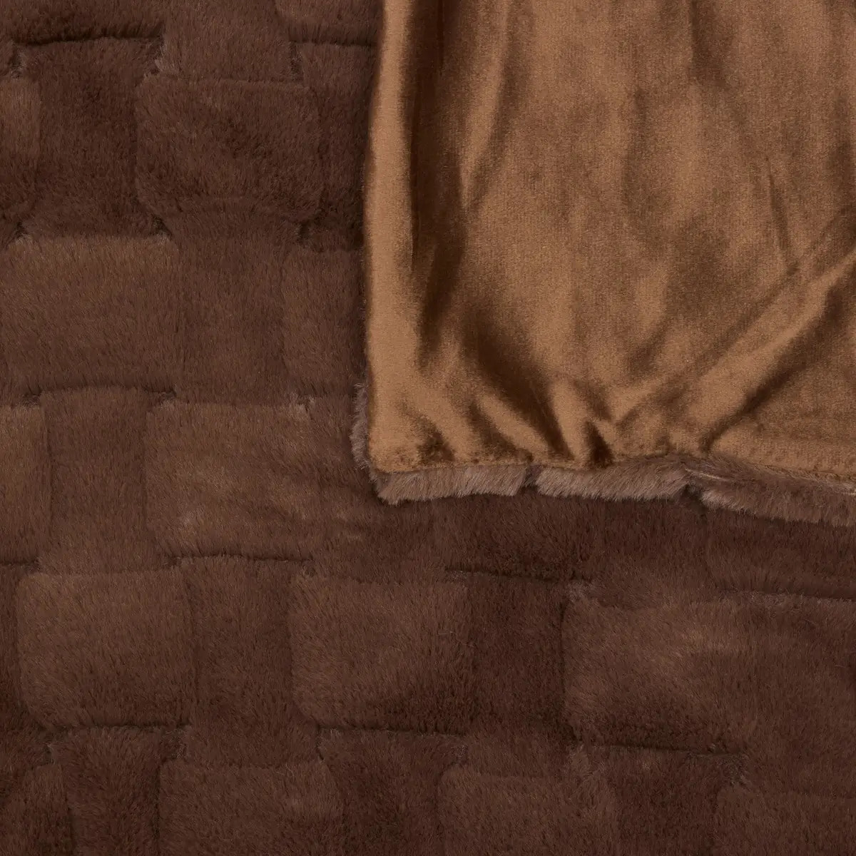 Plaid Nalia 120x160cm marron