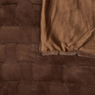 Plaid Nalia 120x160cm marron