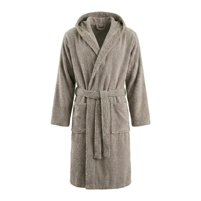 INTRECCI HOME Accappatoio Uomo e Donna, in Puro Cotone Jacquard 500 g, , Morbidezza Extra, Avvolgente, con Cappuccio e Tasche, Elegante e Confortevole,