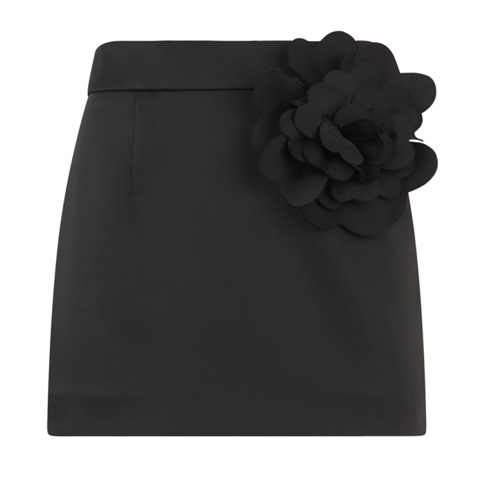 PHILIPP PLEIN Satin Mini Skirt Rose