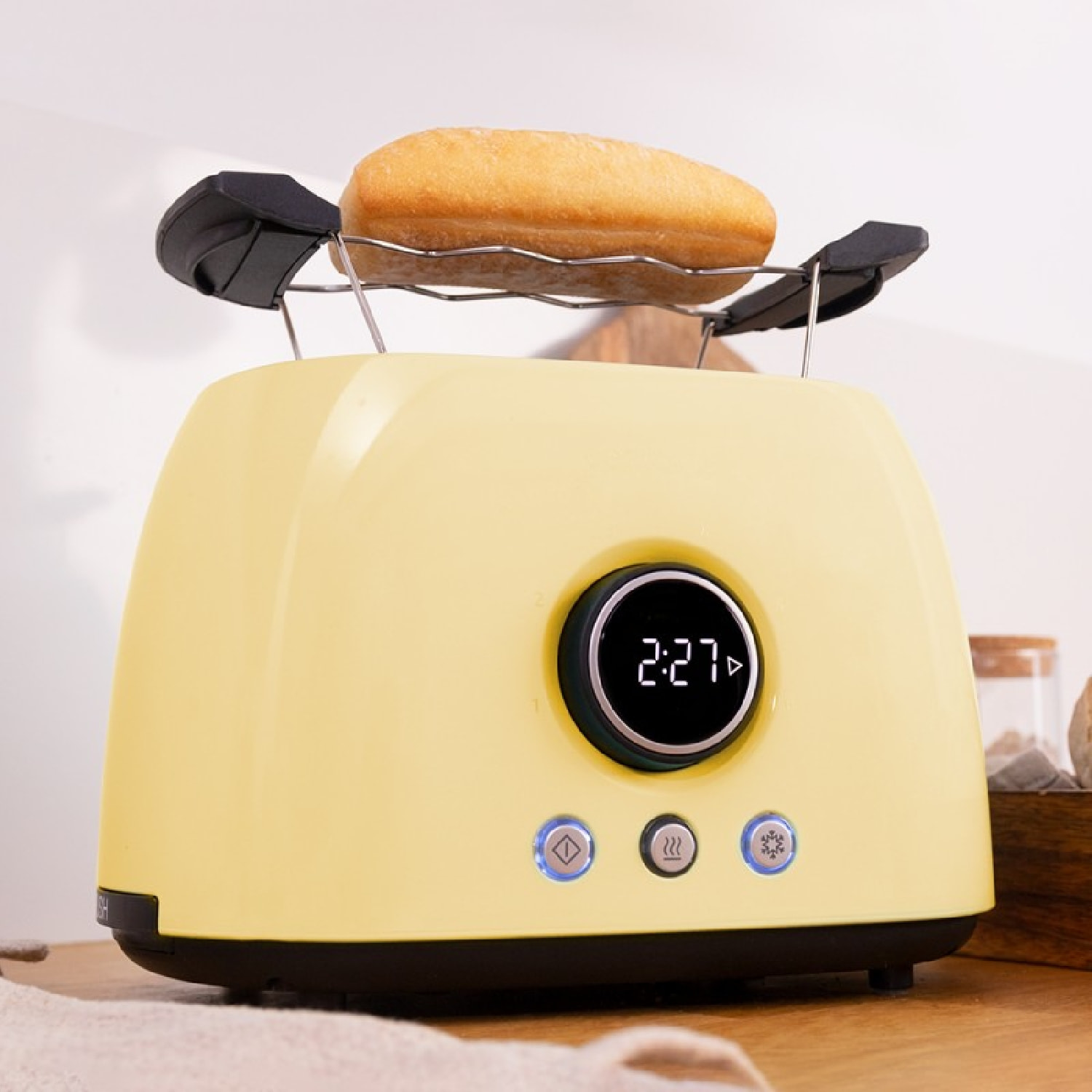 Cecotec Grille-pain vertical numérique ClassicToast 8000 Yellow Double