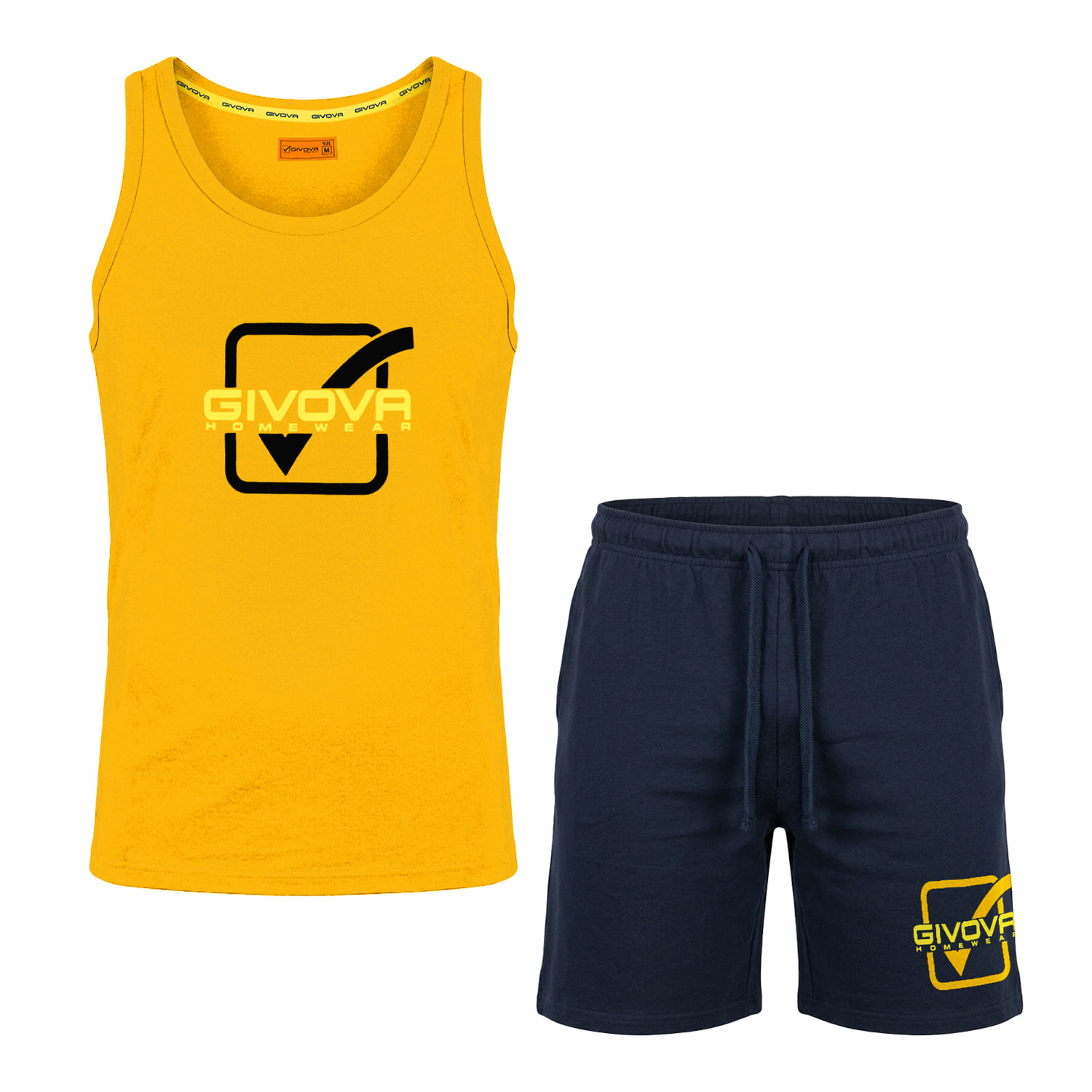 Completo Homewear Uomo Corto GIVOVA Cotone