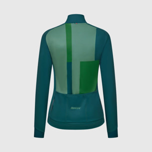 Square Women's Long Sleeve Jersey - Vert Sauge - Verde Salvia