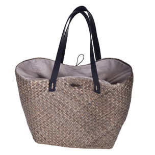 Borsetta Con Manici. Larghezza 31 Cm - Pezzi 1 - 31X26X19cm - Colore: Cachi - Bianchi Dino - Cesteria