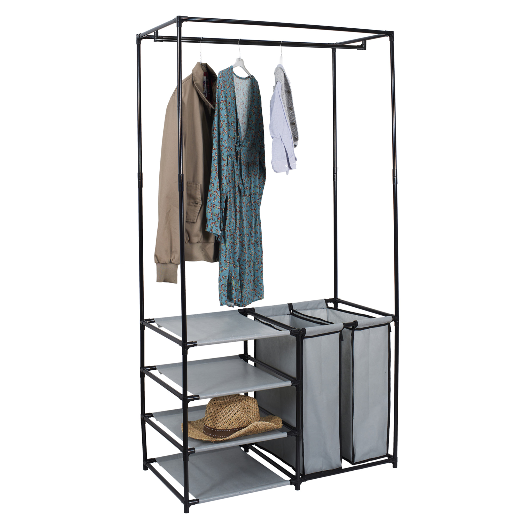 Portant Dressing Ouvert 87x43.5x163.5cm