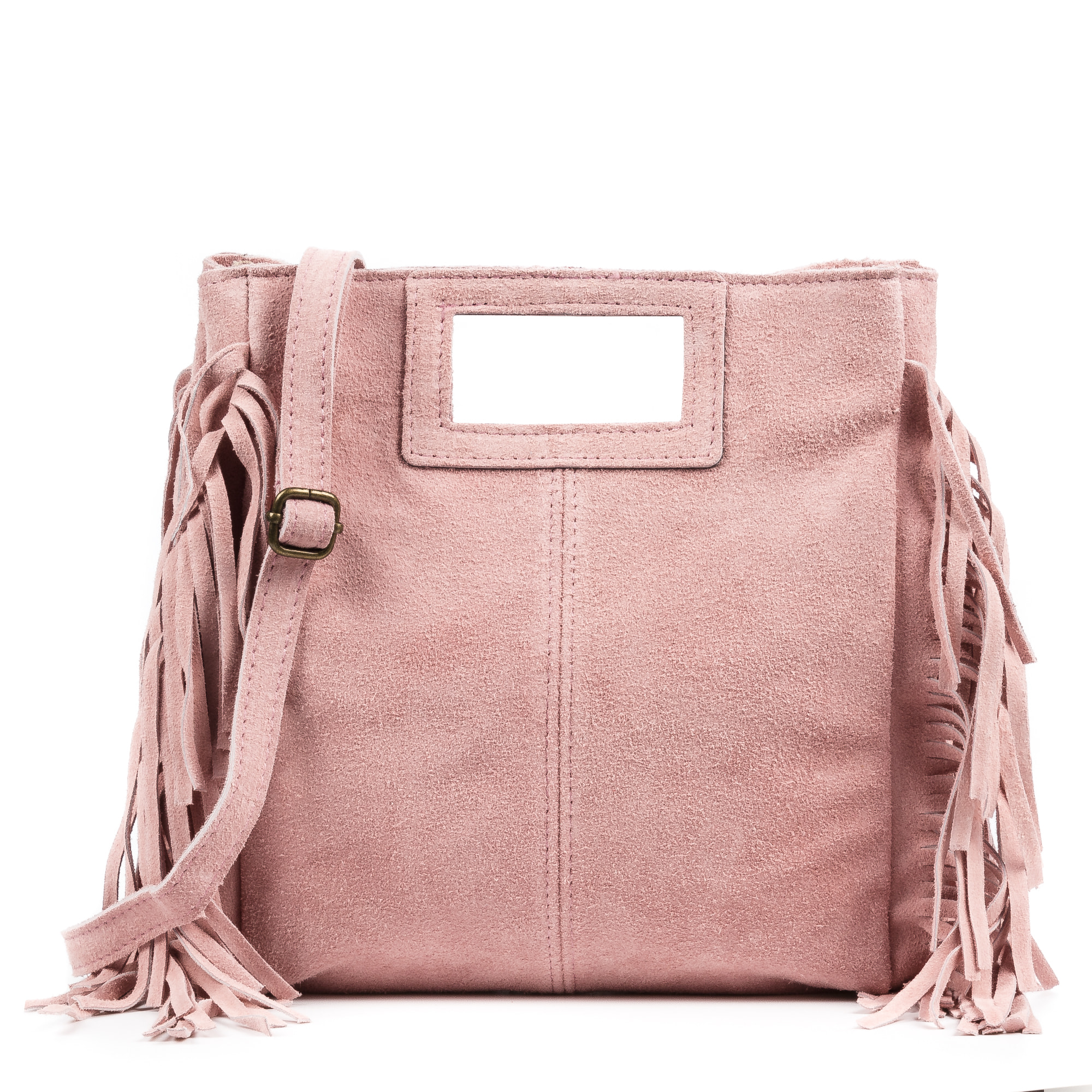 Aldeno borsa a tracolla donna, pelle autentica Nabuk.