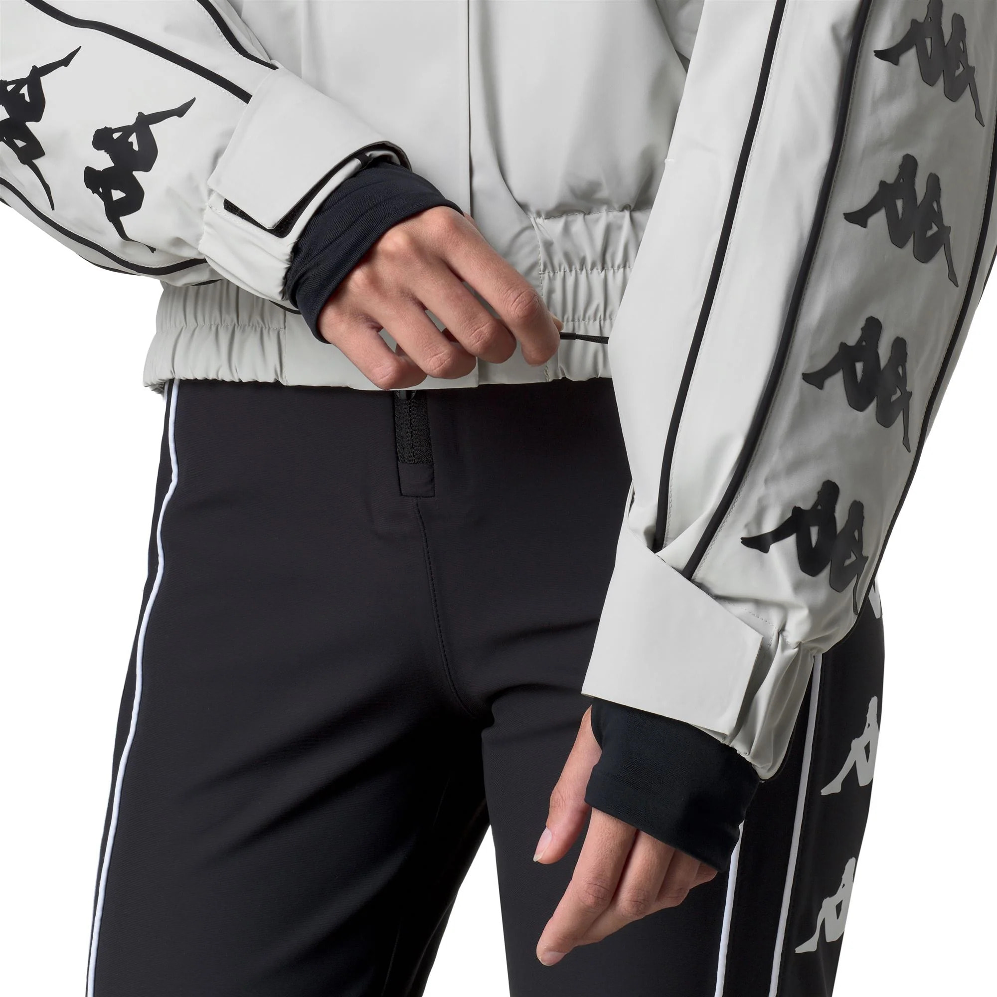 Kappa - Giacche Donna Grigio - 6Cento 681 222Banda