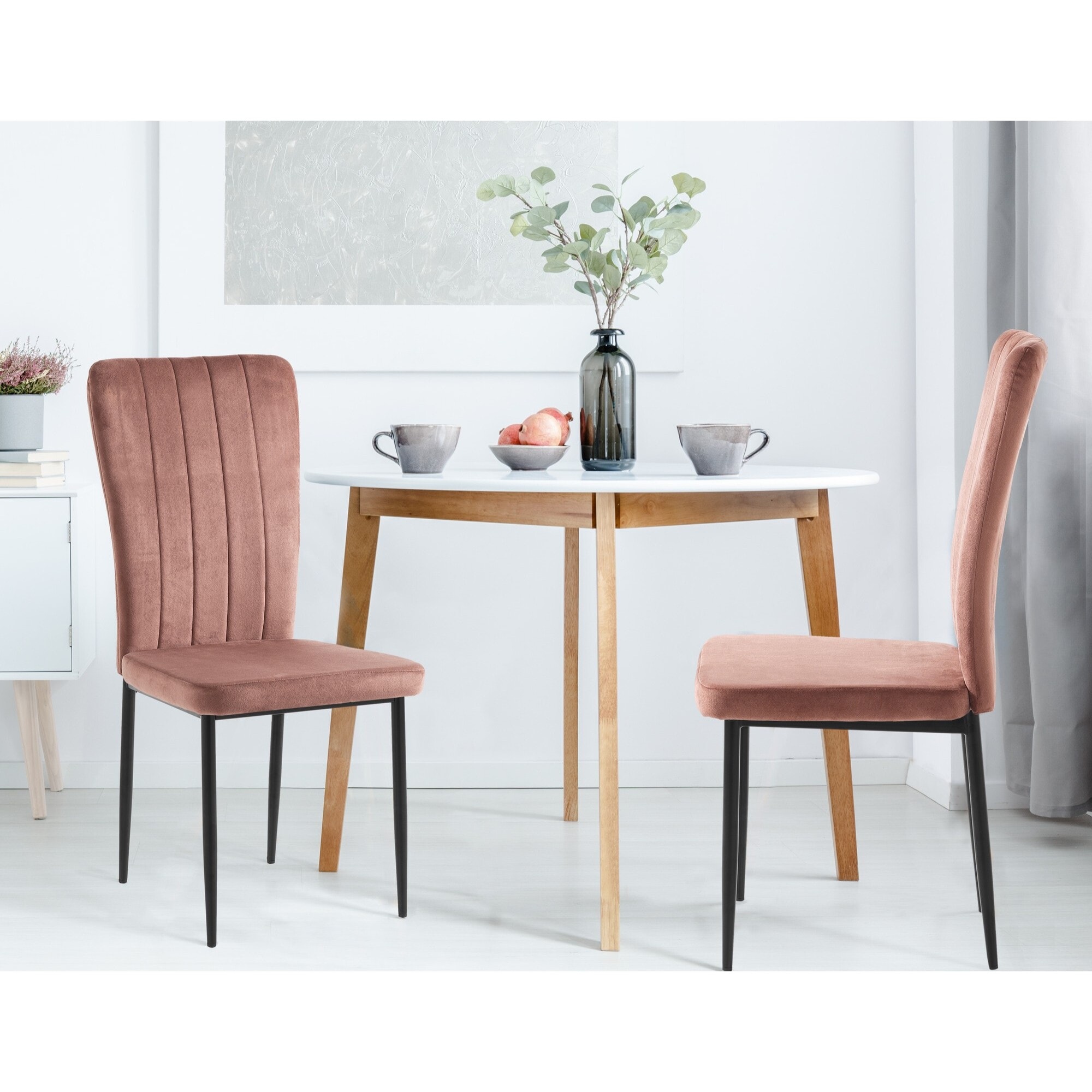 Tomasucci Lot de 4 Chaises DUDU ROSE