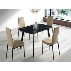 Mesa de comedor fija CARLA - 120x80x76cm