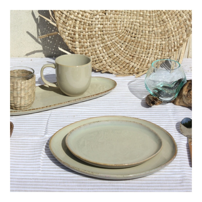 Lot de 6 petites assiettes, DUNE