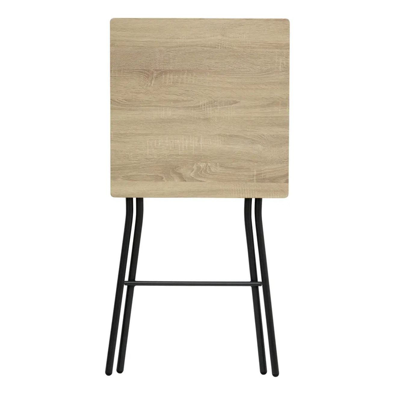 Table de bar pliante 2 places effet bois