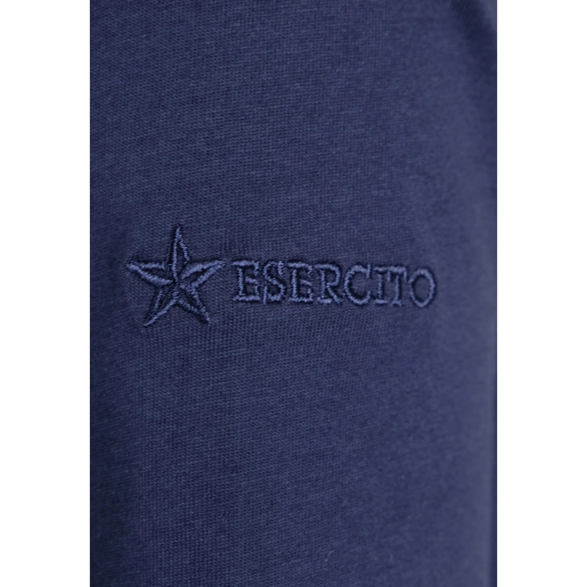 T-shirt Esercito blu in cotone uomo