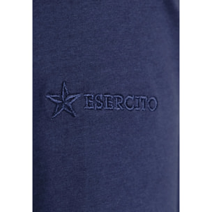 T-shirt Esercito blu in cotone uomo