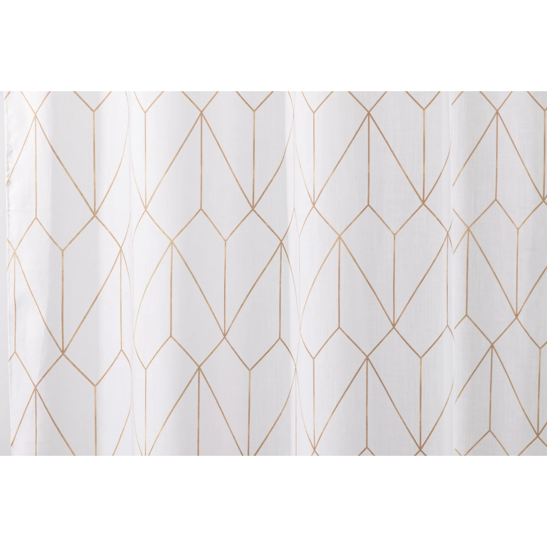 Visillo Lino Juno Formas Geometricas 140x270 Cm