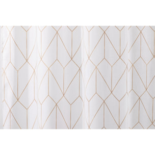 Visillo Lino Juno Formas Geometricas 140x270 Cm