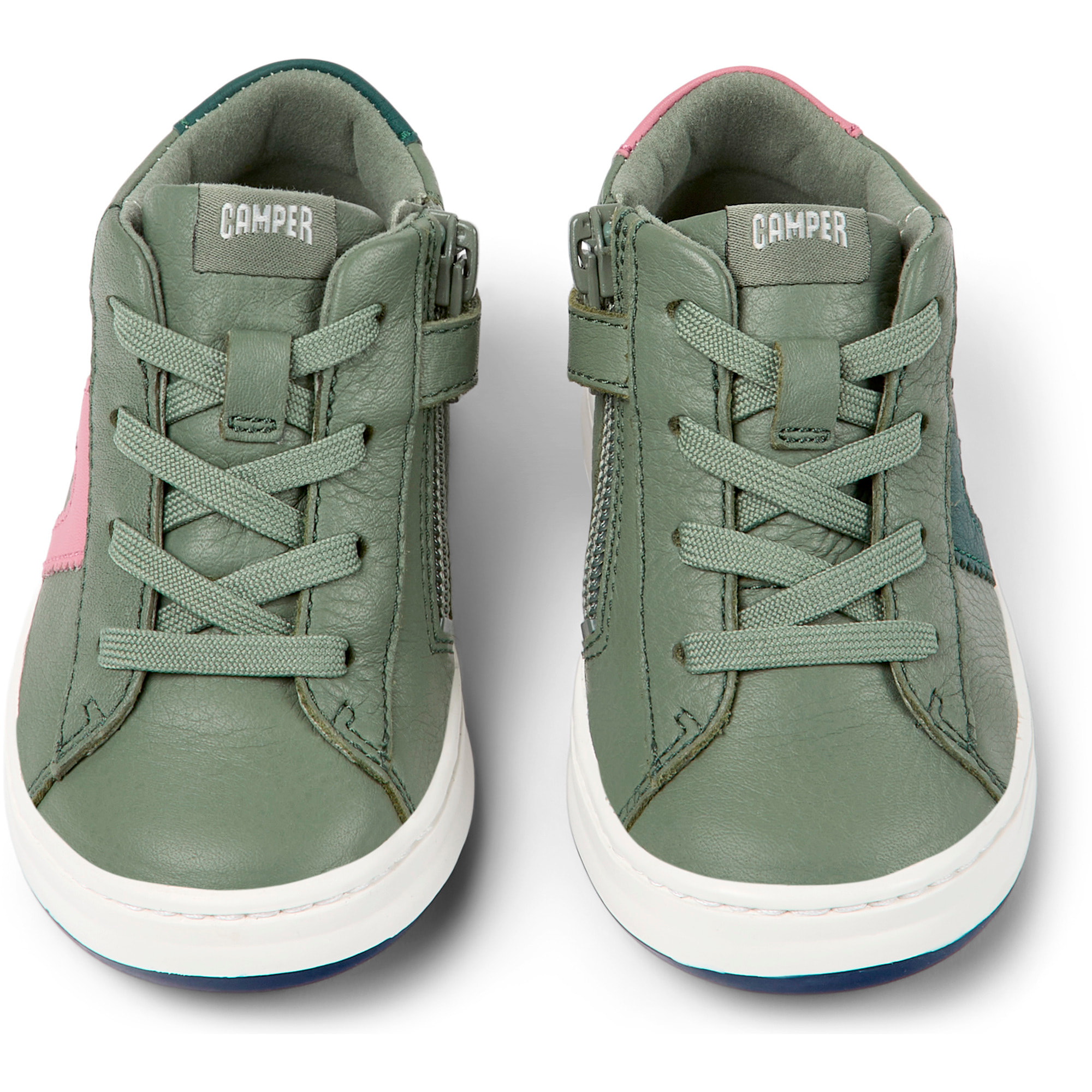 Zapatillas - CAMPER Runner Four Twins - Verde - Cuero liso
